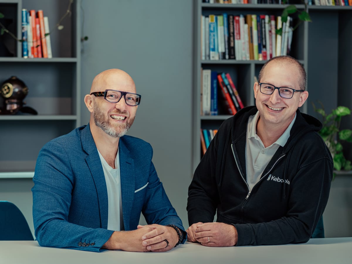 After raising the largest Series A round in CE in 2023, the Keboola founders have a good reason to smile. Congrats!